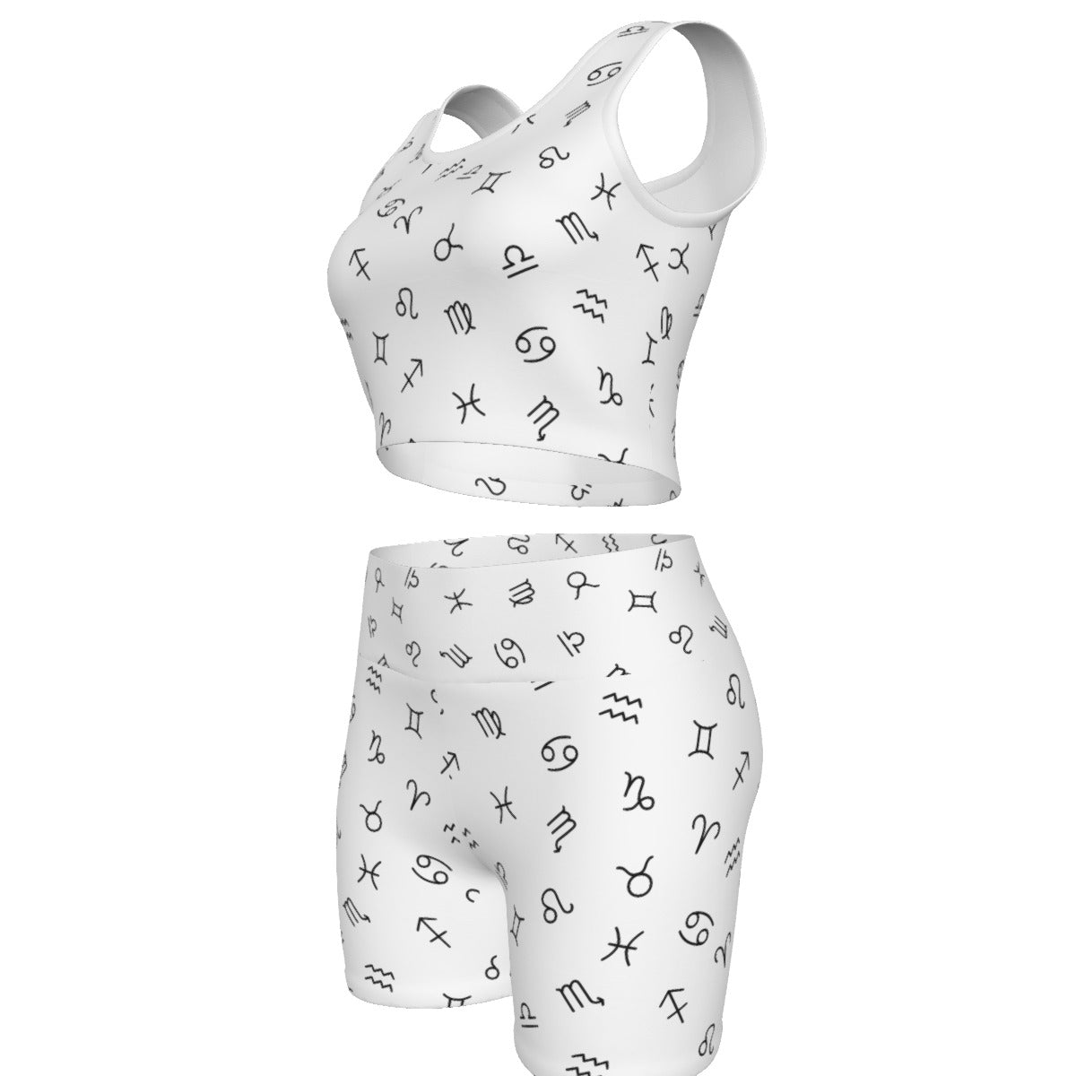 Zodiac Pattern Women's Yoga Set