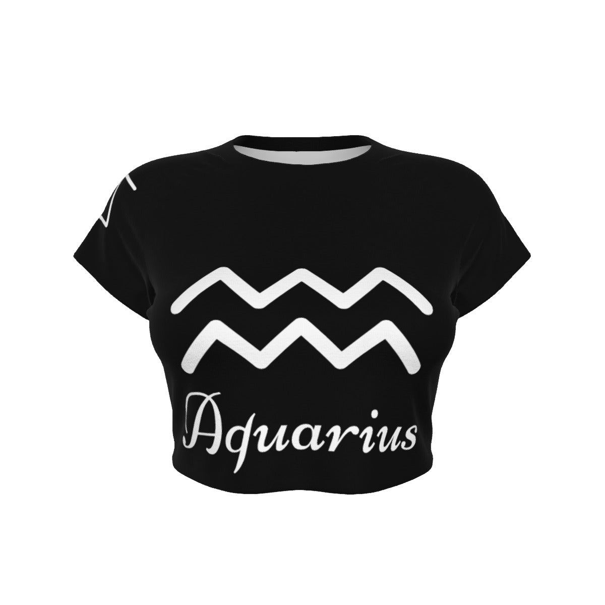 Aquarius Women's Raglan Cropped T-shirt