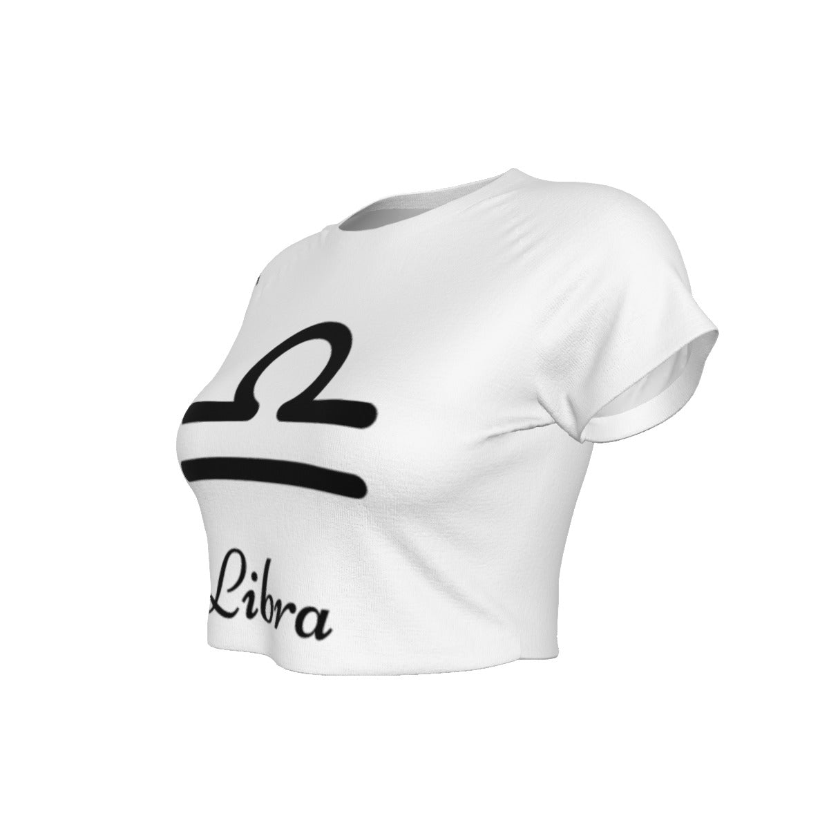 Libra Women's Raglan Cropped T-shirt