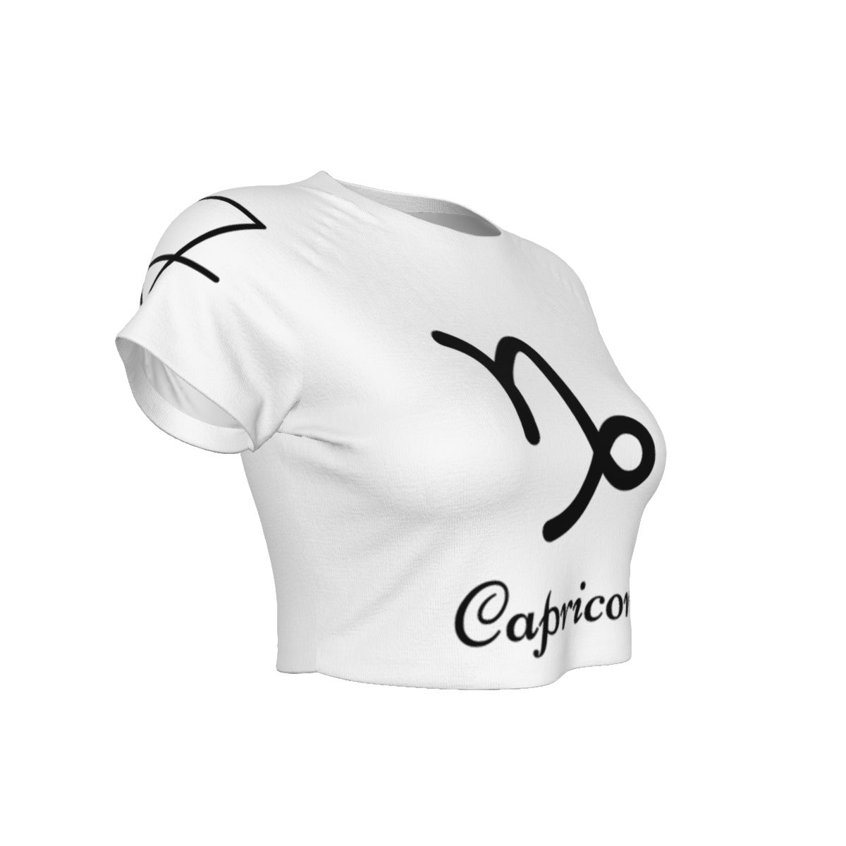 Capricorn Women's Raglan Cropped T-shirt