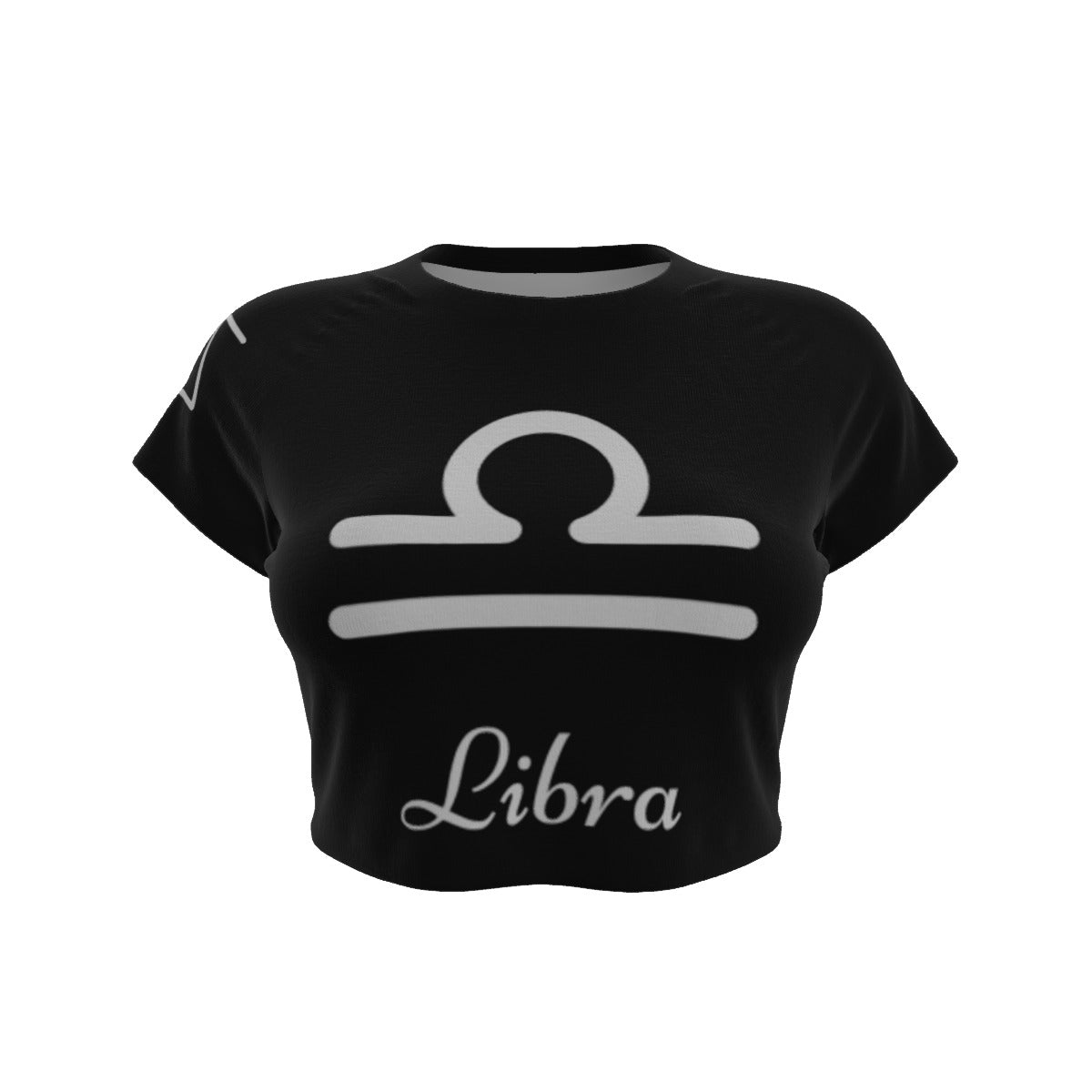Libra Women's Raglan Cropped T-shirt