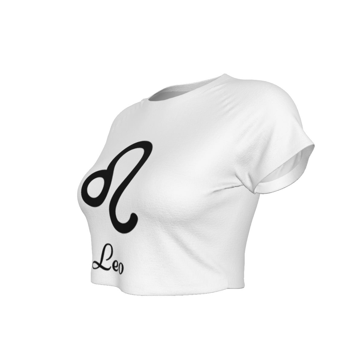 Leo Women's Raglan Cropped T-shirt