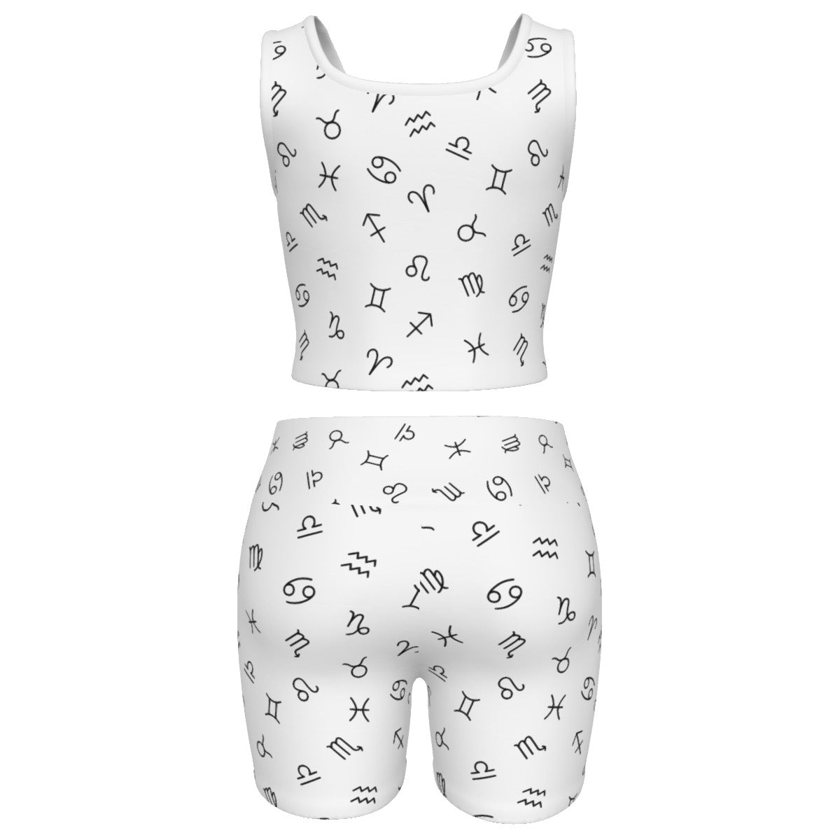 Zodiac Pattern Women's Yoga Set