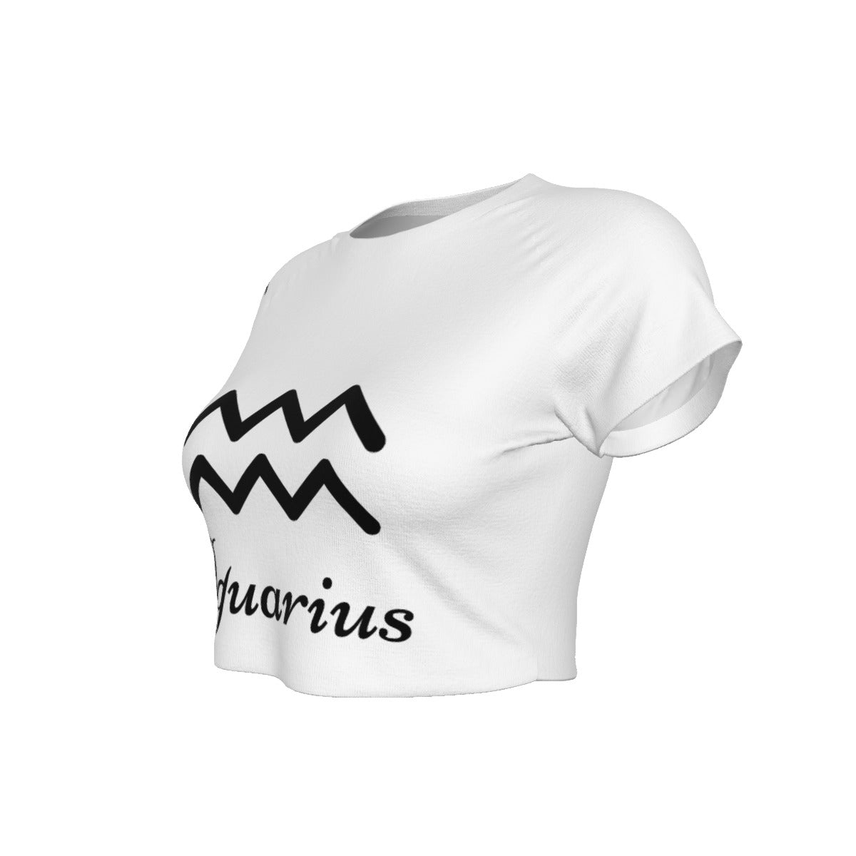 Aquarius Women's Raglan Cropped T-shirt