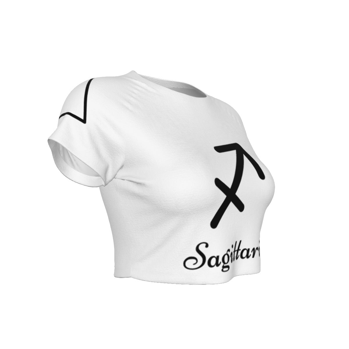 Sagittarius Women's Raglan Cropped T-shirt