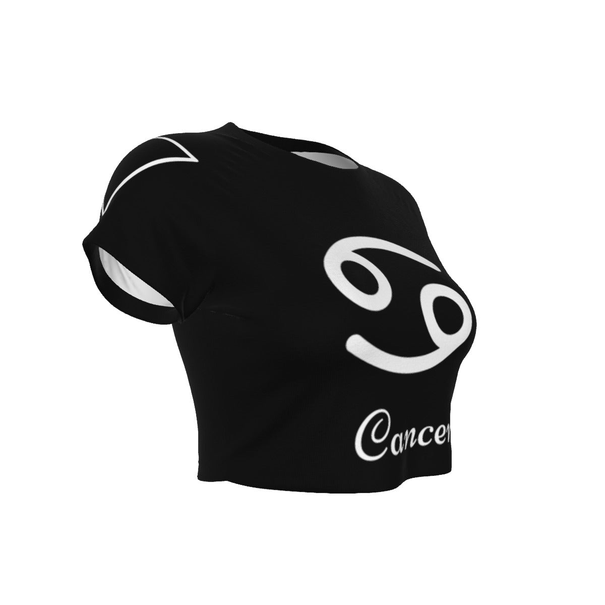 Cancer Women's Raglan Cropped T-shirt
