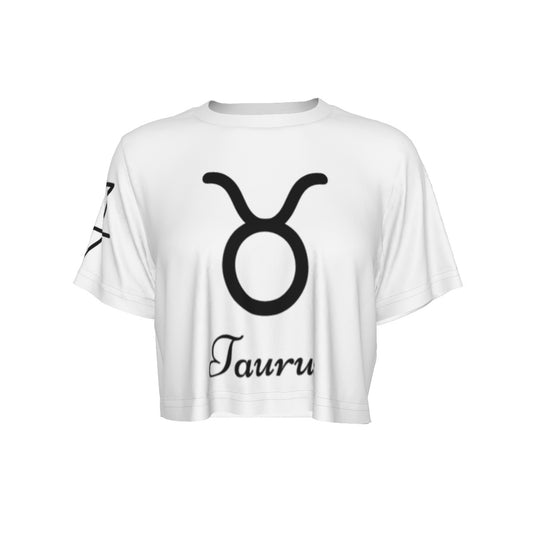 Taurus Print Cropped T-Shirt