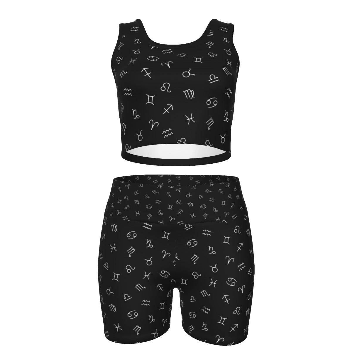 Zodiac Pattern Women's Yoga Set
