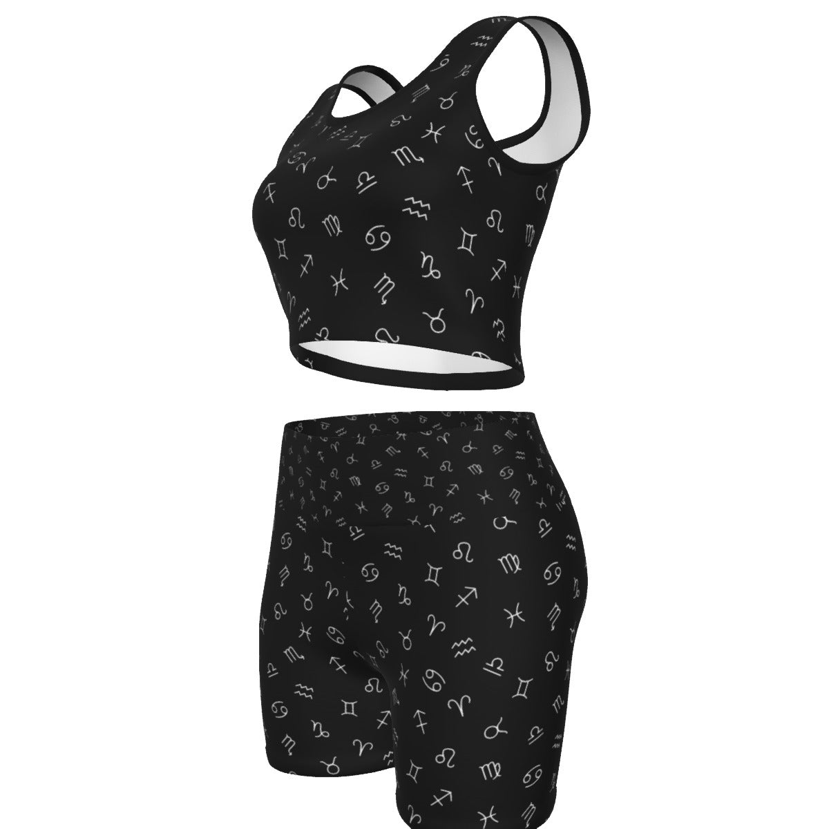 Zodiac Pattern Women's Yoga Set