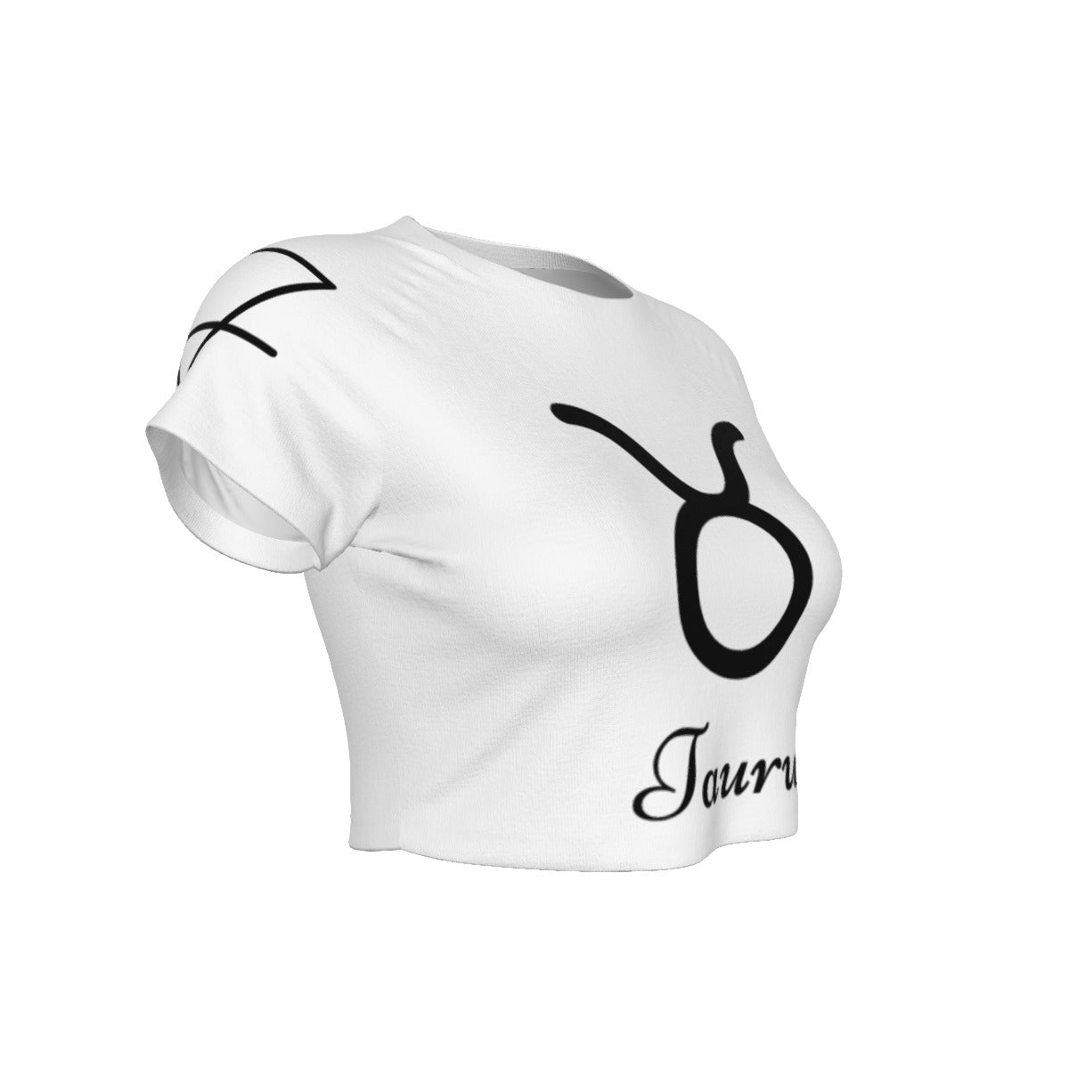 Taurus Women's Raglan Cropped T-shirt