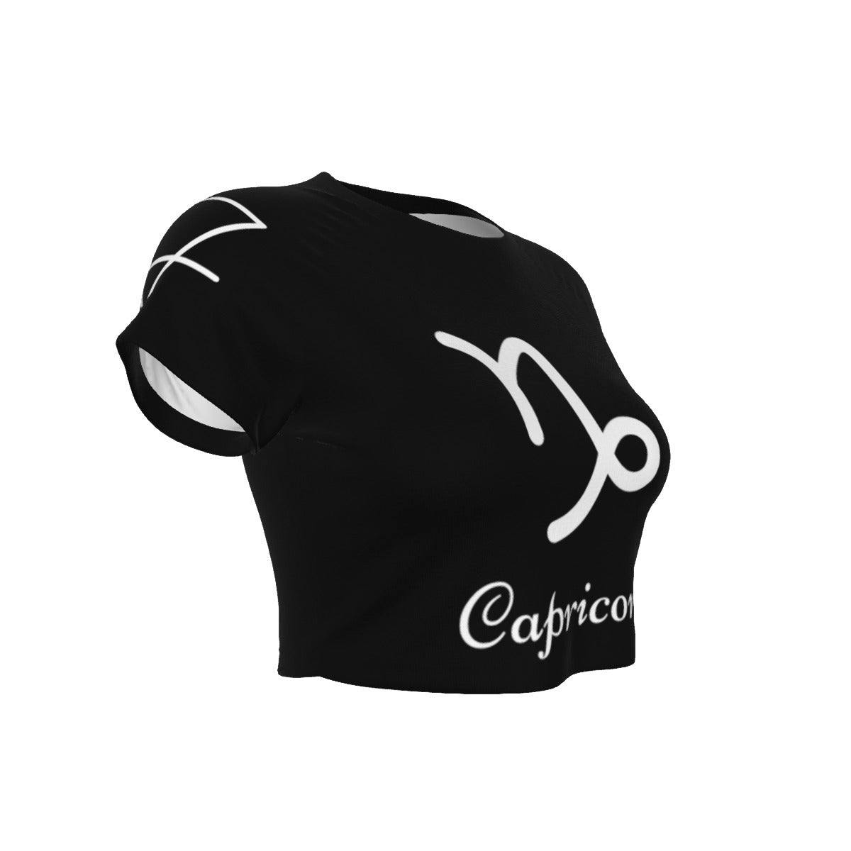 Capricorn Women's Raglan Cropped T-shirt