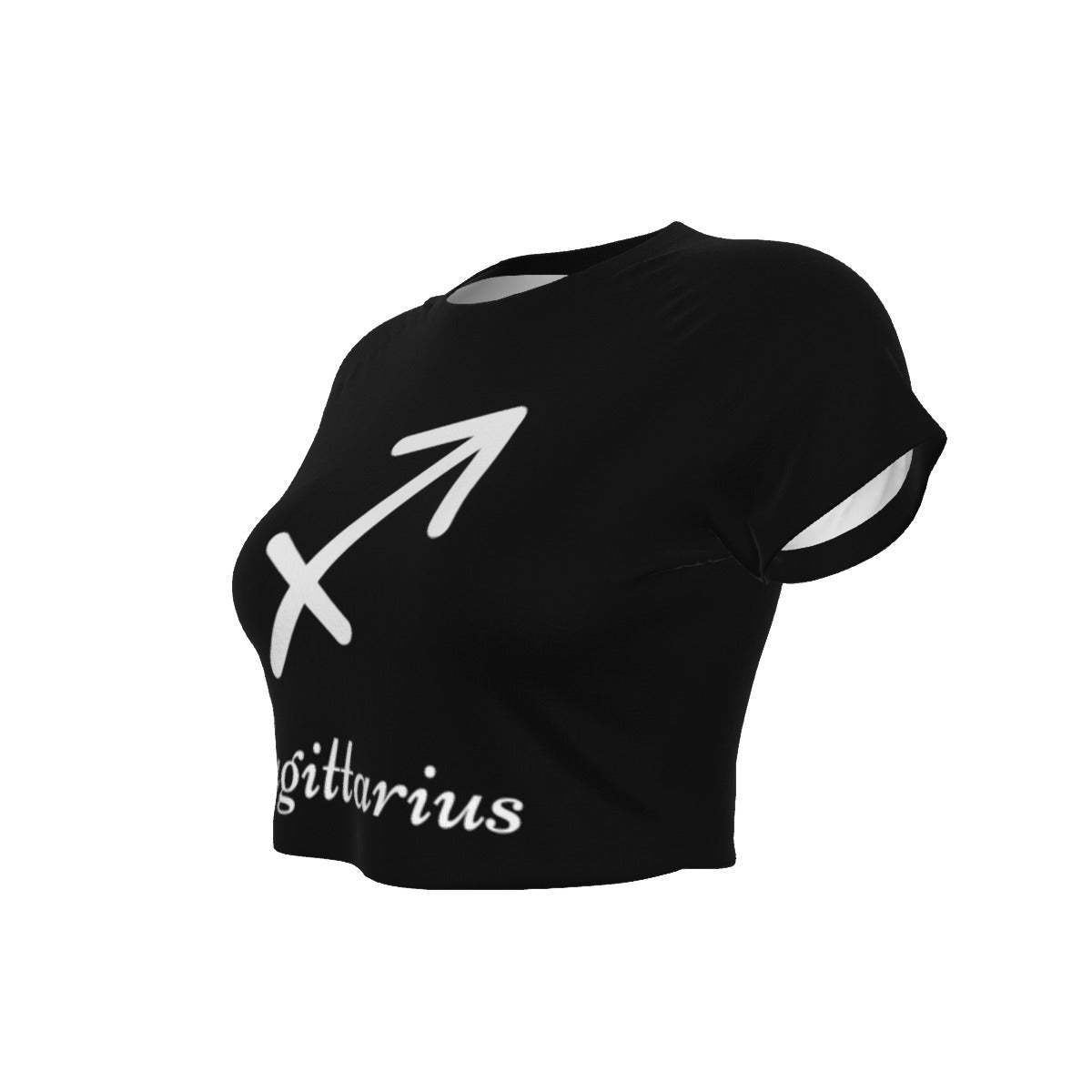 Sagittarius Women's Raglan Cropped T-shirt