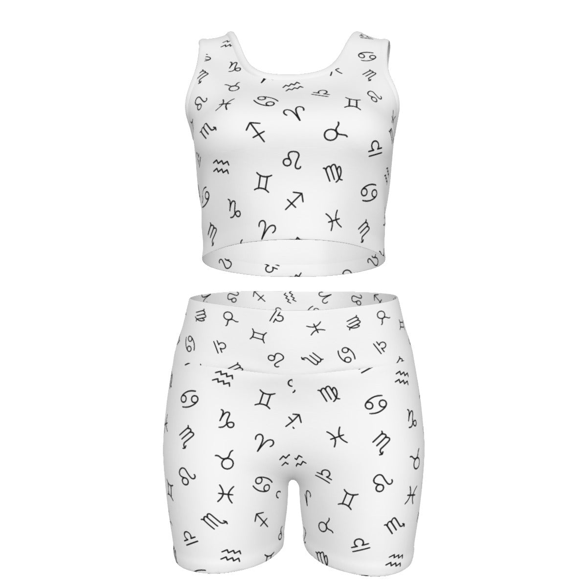 Zodiac Pattern Women's Yoga Set