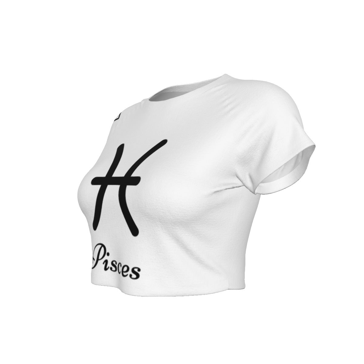 Pisces Women's Raglan Cropped T-shirt