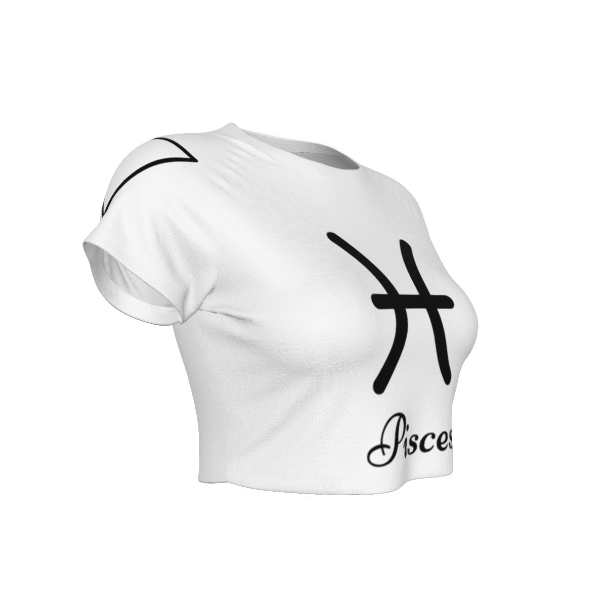 Pisces Women's Raglan Cropped T-shirt