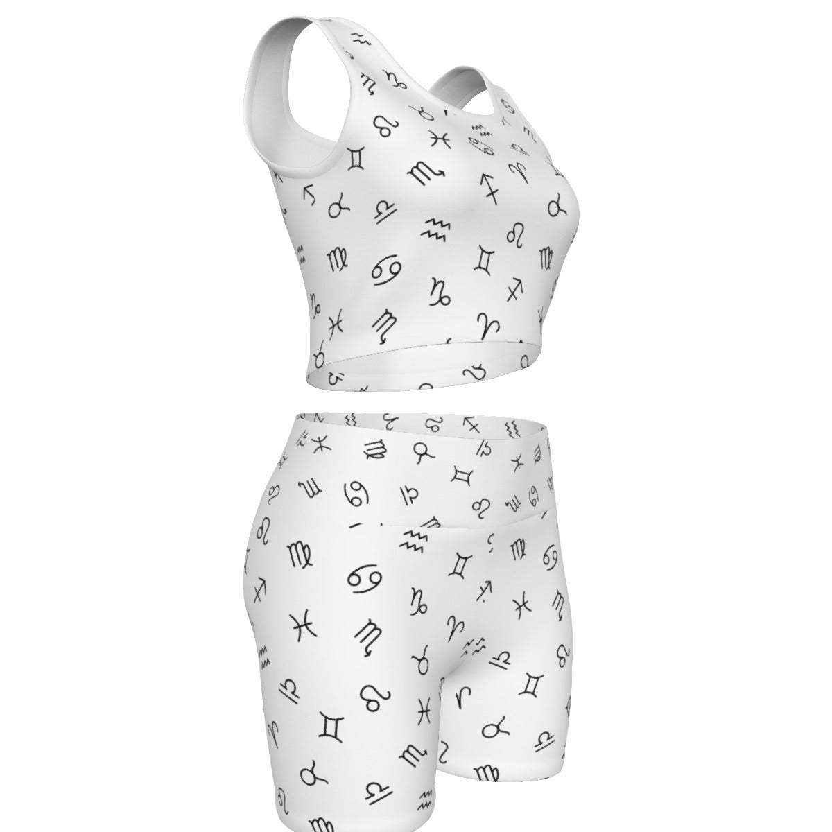 Zodiac Pattern Women's Yoga Set