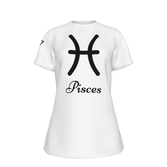 Pisces Women's Round Neck T-Shirt | 190GSM Cotton