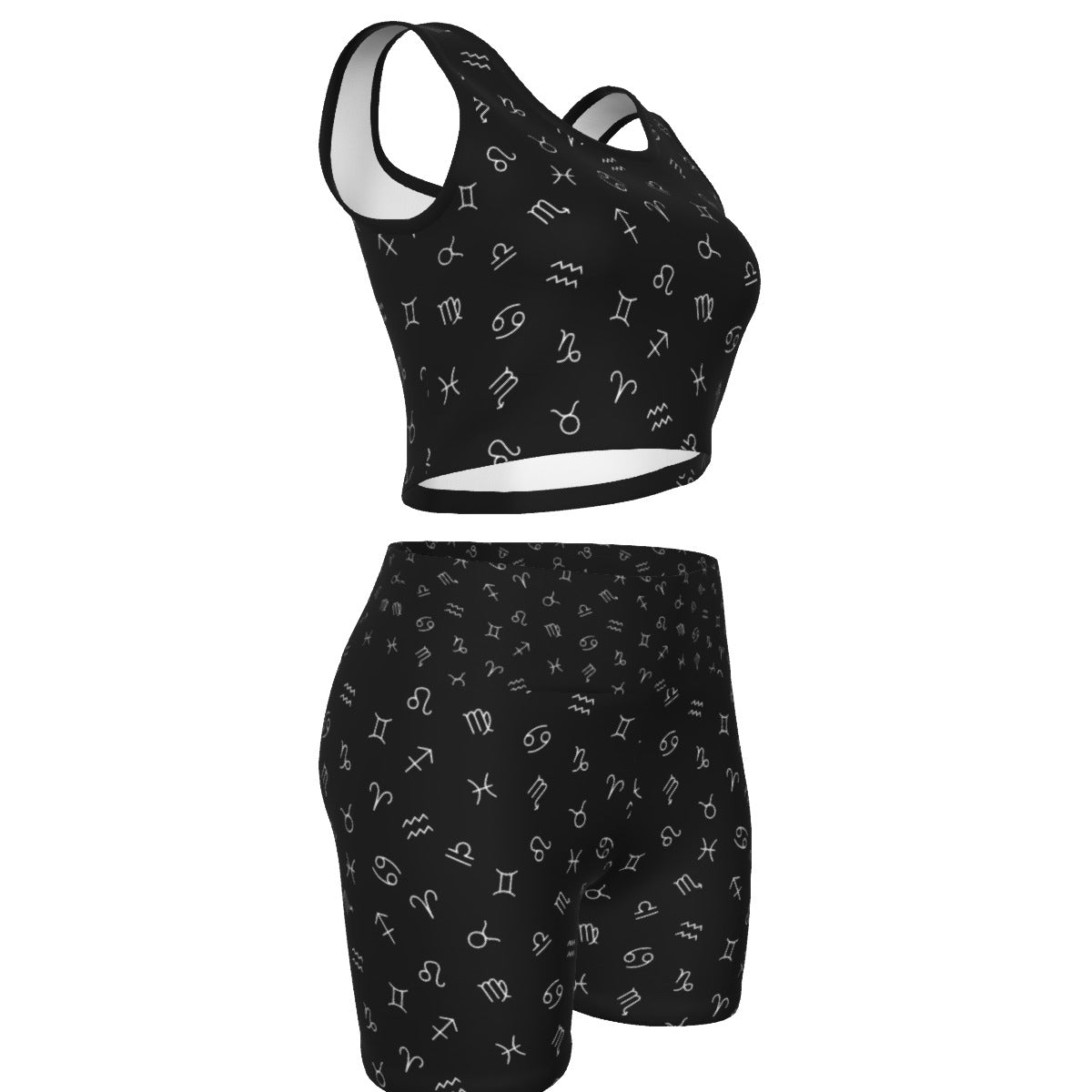 Zodiac Pattern Women's Yoga Set