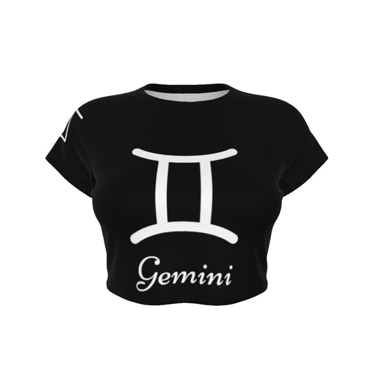 Gemini Women's Raglan Cropped T-shirt