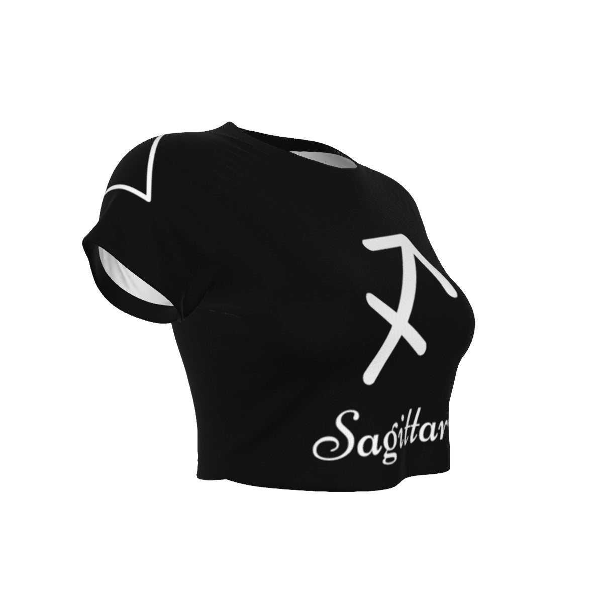 Sagittarius Women's Raglan Cropped T-shirt