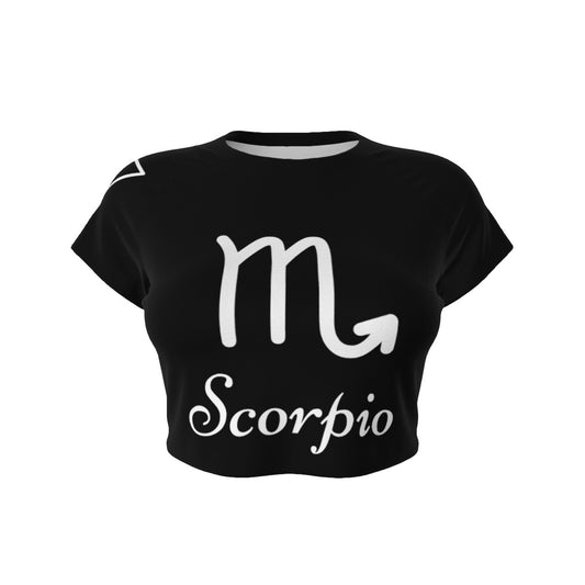 Scorpio Women's Raglan Cropped T-shirt