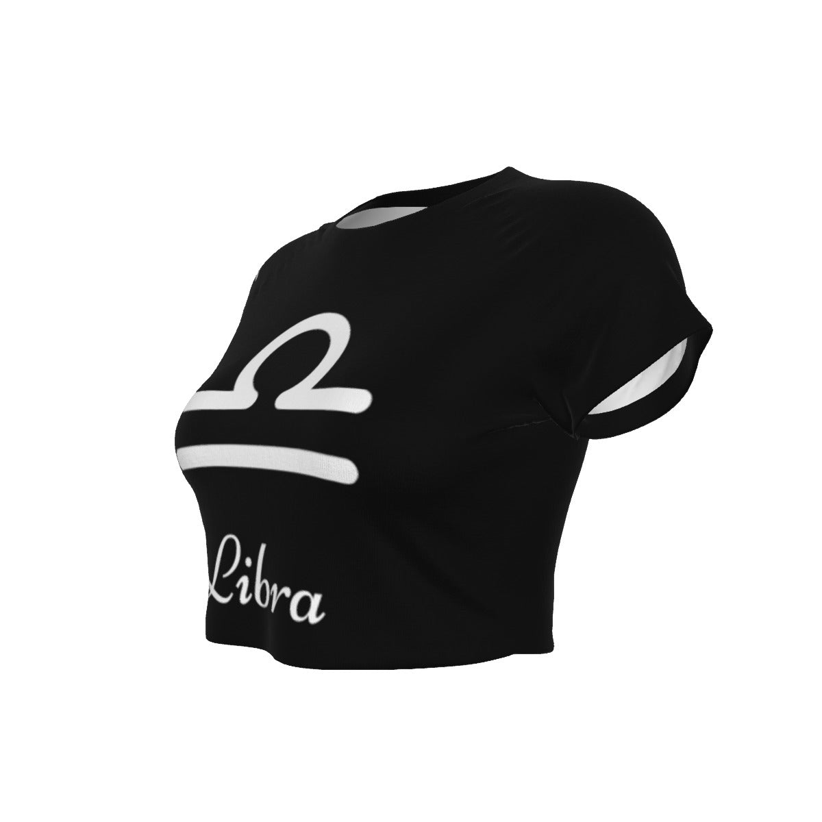 Libra Women's Raglan Cropped T-shirt
