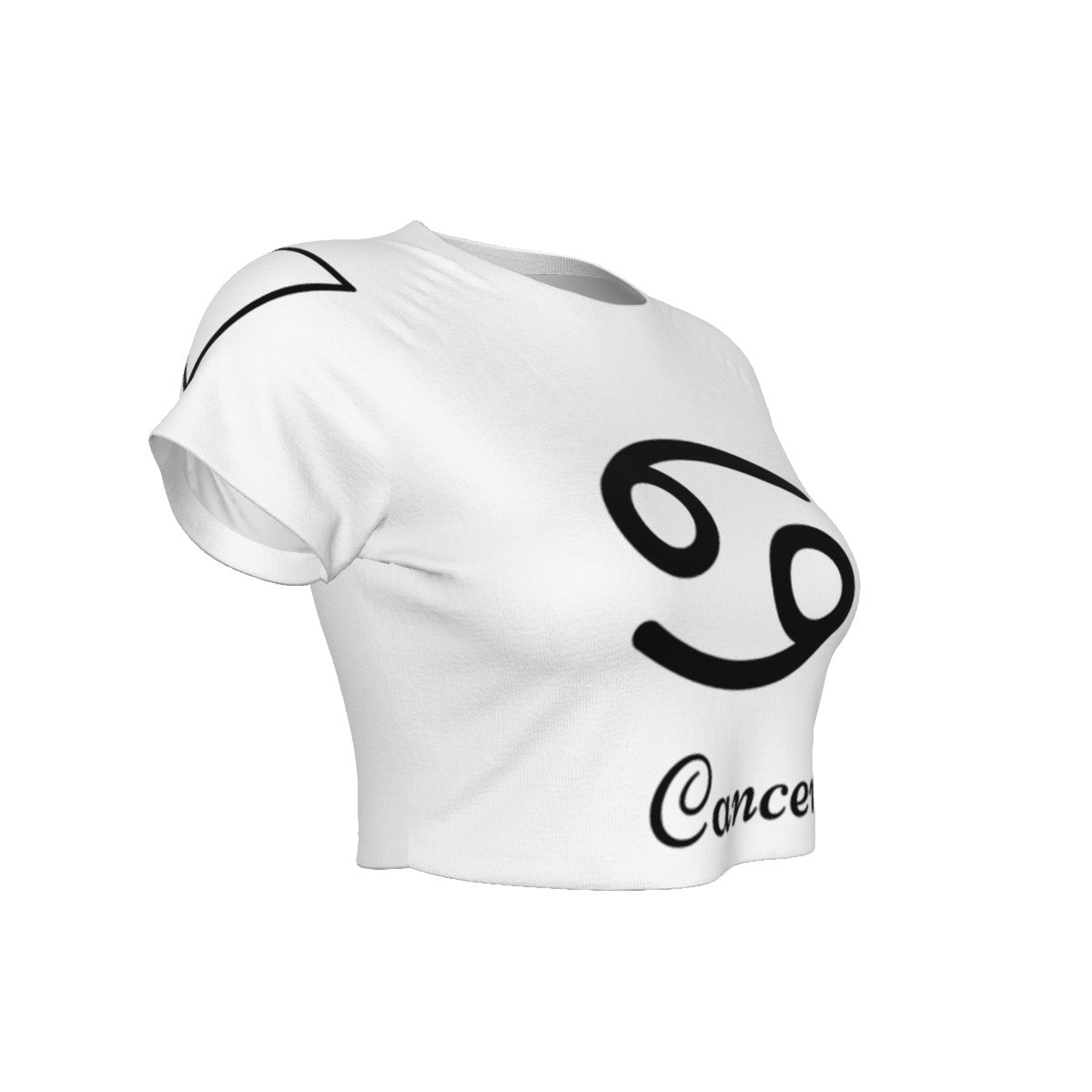 Cancer Women's Raglan Cropped T-shirt