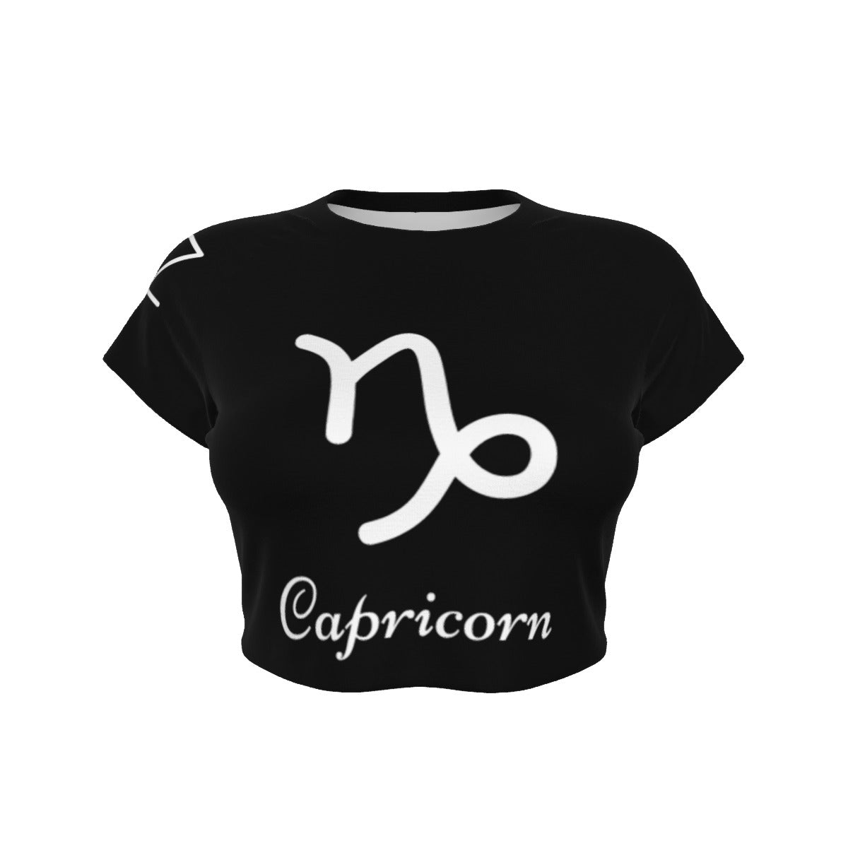 Capricorn Women's Raglan Cropped T-shirt