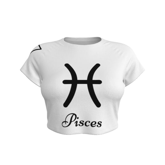 Pisces Women's Raglan Cropped T-shirt