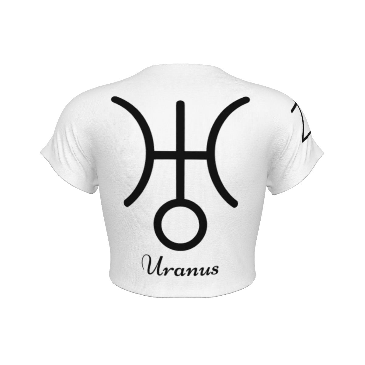Aquarius Women's Raglan Cropped T-shirt