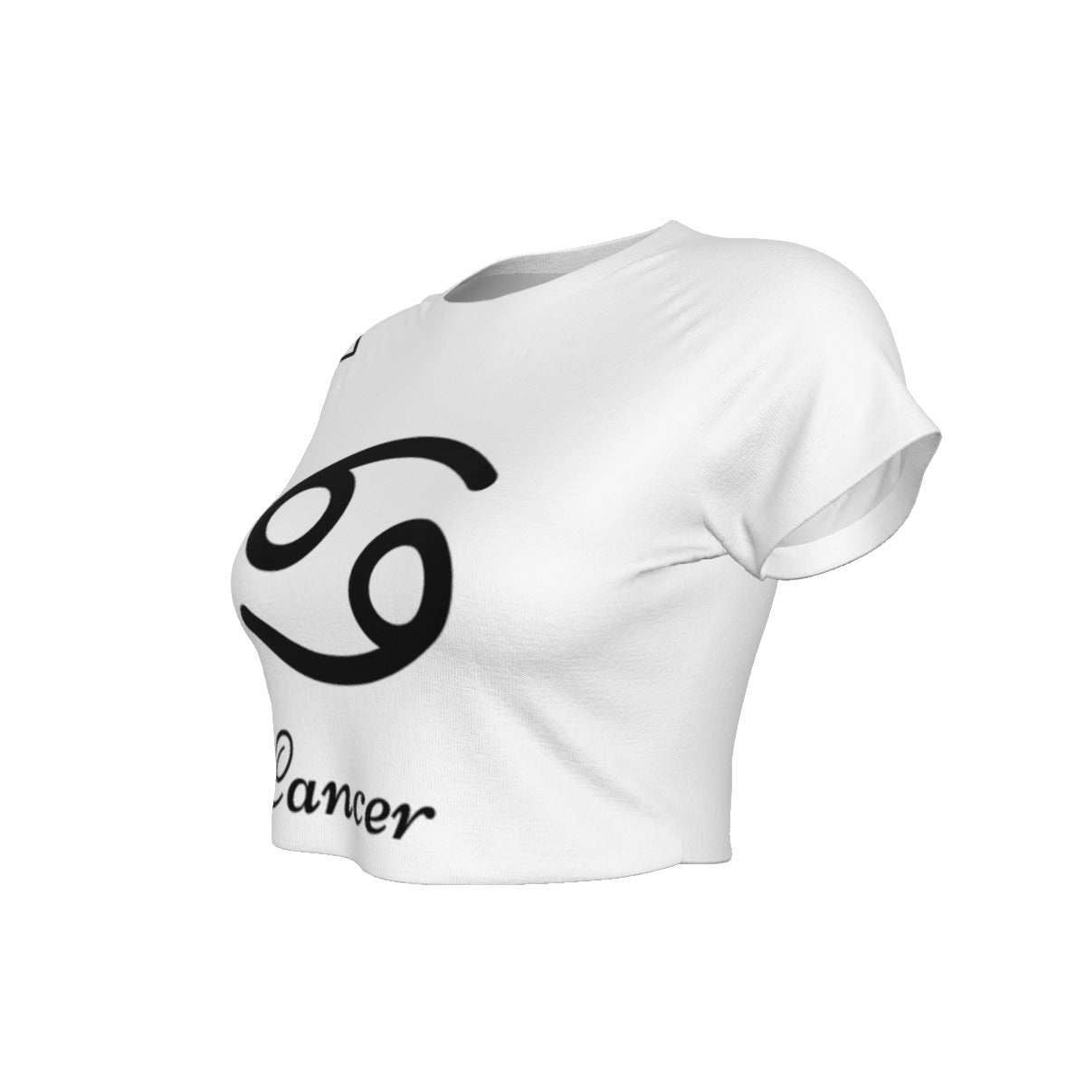 Cancer Women's Raglan Cropped T-shirt
