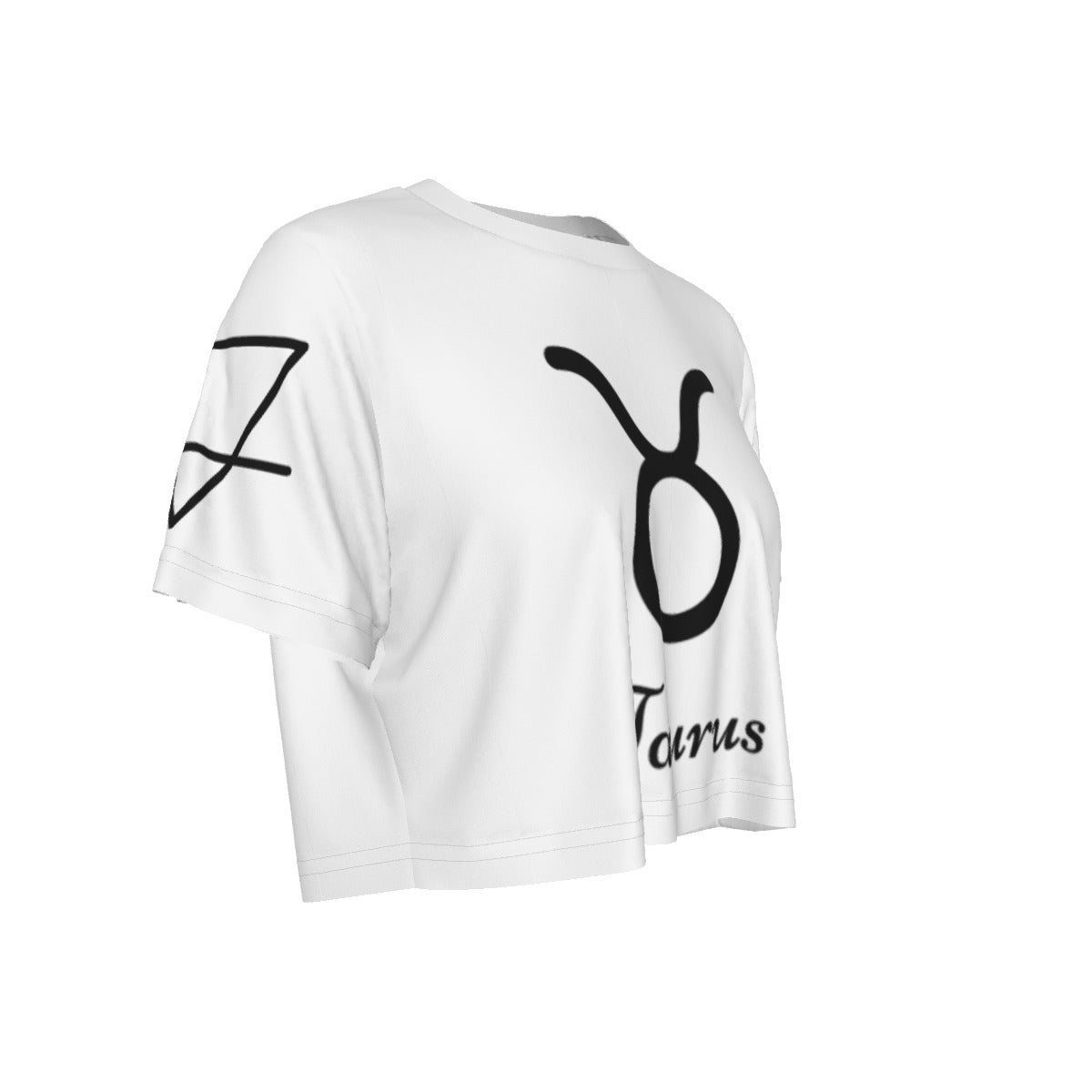 Taurus Print Cropped T-Shirt