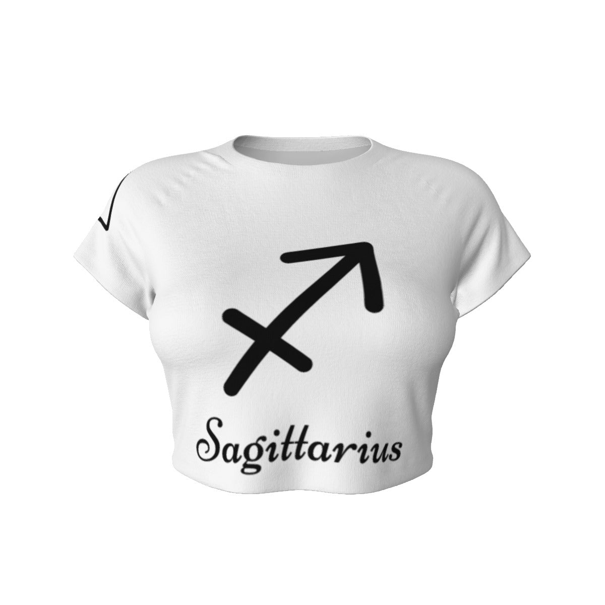 Sagittarius Women's Raglan Cropped T-shirt