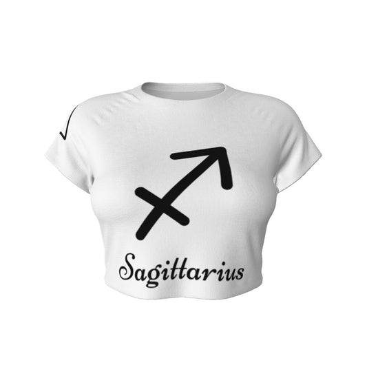 Sagittarius Women's Raglan Cropped T-shirt